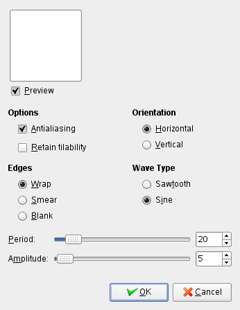 Ripple filter options