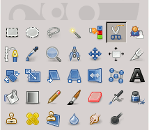 Intelligent Scissors tool icon in the Toolbox.