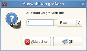 Das Dialogfenster »Auswahl vergrößern«