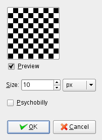 ”Checkerboard (legacy)” filter options