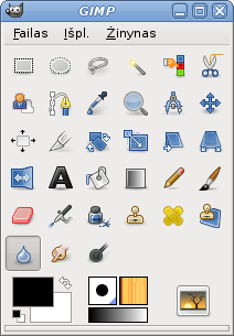 Blur/Sharpen tool icon in the Toolbox