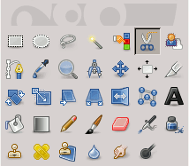 Intelligent Scissors tool icon in the Toolbox