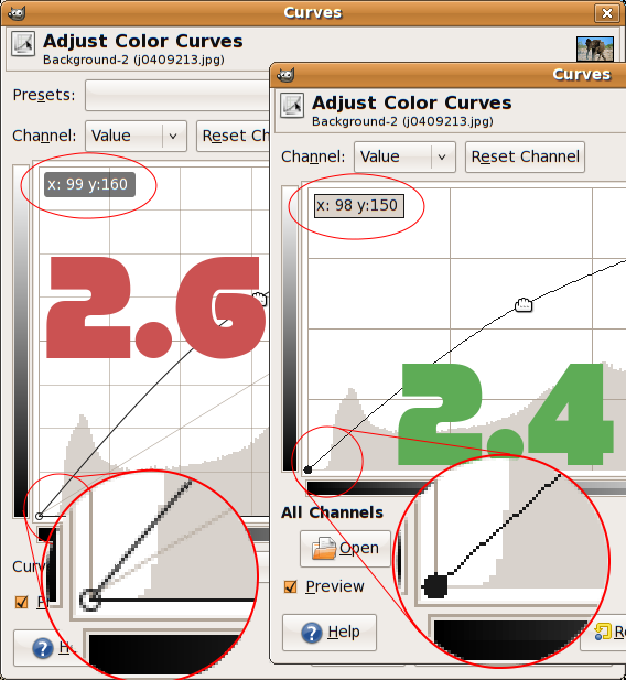 Comparing 2.6 display vs 2.4