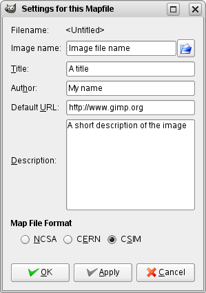 Editarea datelor despre Harta de imagini