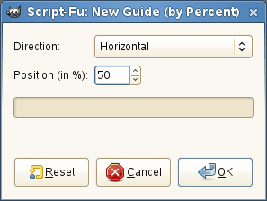 The «New Guide (by Percent)» Dialog