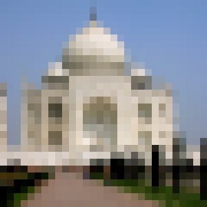 Esempio di filtro di sfocatura a effetto pixel