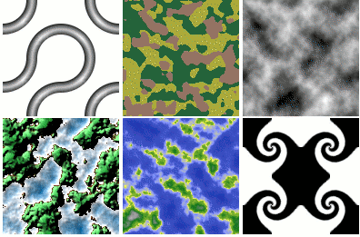 Beispiele für Muster aus Renderfiltern