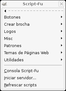 The “Script-Fu” submenu