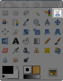 Intelligent Scissors tool icon in the Toolbox
