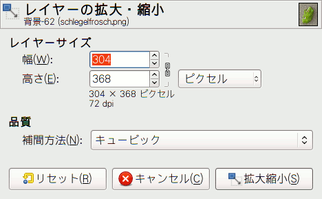 7 51 レイヤーの拡大 縮小