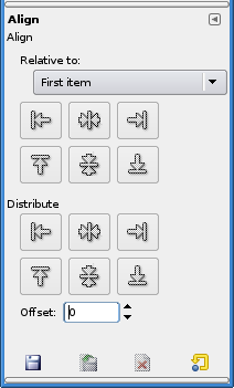 Tool Options for the Align tool