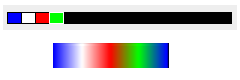 Beispiele fürPalette zu wiederholendem Farbverlauf