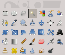 Magic Wand tool icon in the Toolbox