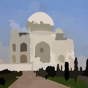 Example for the „Waterpixels“ filter