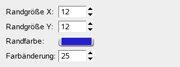 Eigenschaften des Filters „Rand hinzufügen“