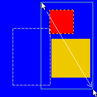 Align using the rubber-band box