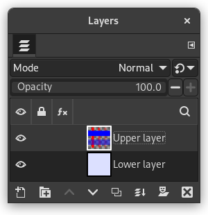 Painting in ”Behind” mode