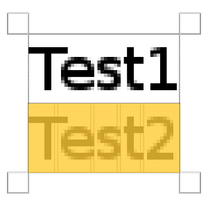 Esempio di selezione del testo