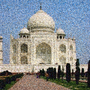 Example of applying the «CIE lch Noise» filter