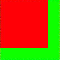 Forstørret lærred (lag uforandrede)