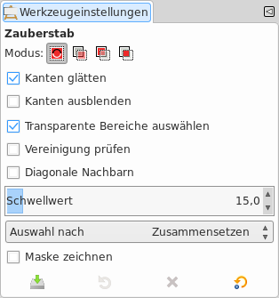Tool Options Dialog