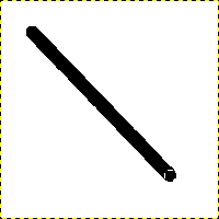 Η γραμμή μετά το δεύτερο κλικ