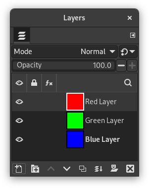 Exemple pour le Canal Alpha : Image de base
