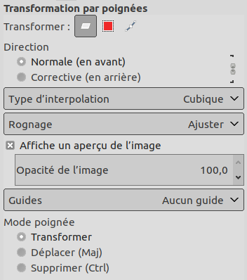 Tool Options Dialog