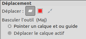 Tool Options Dialog