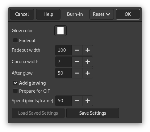 Burn-In options