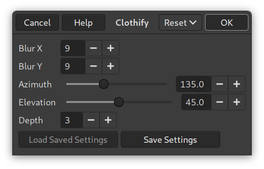 Clothify filter options