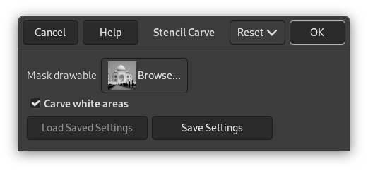Stencil Carve options