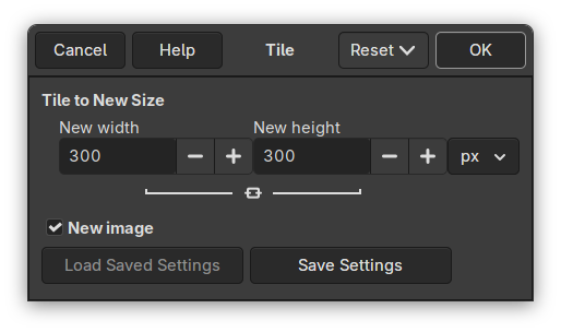 Tile filter options