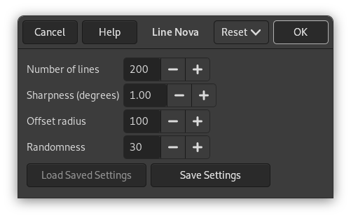 Line Nova options
