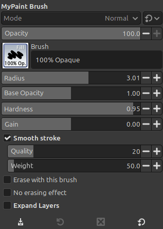 Tool Options Dialog