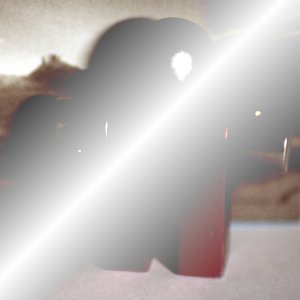 Voorbeeld van modus voor laag “Enkel lichter maken”