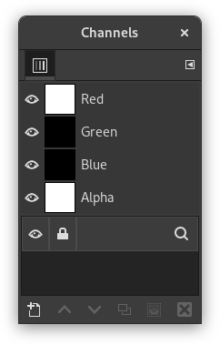 Exemplo de canal Alfa: Imagem básica