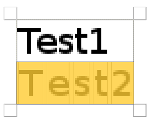 Пример кернинга текста