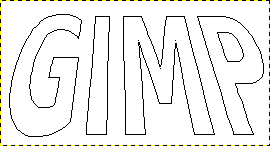 Текст претворен у путању
