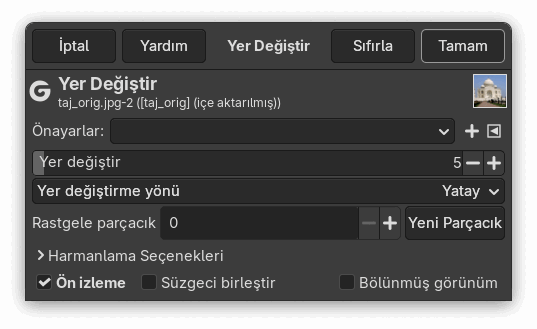 “Yer Değiştir” süzgeci uygulandı
