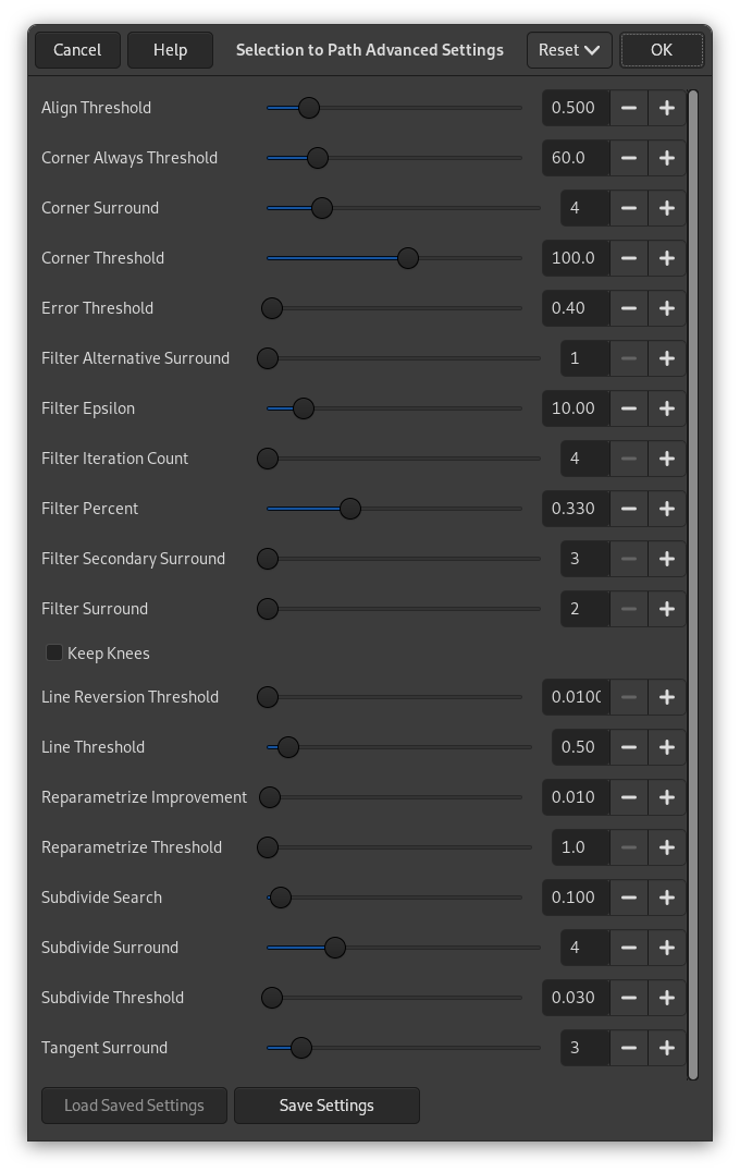 The «Advanced Settings» dialog window