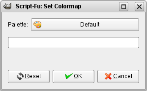 The ”Set Colormap” window