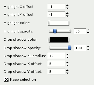 „Xach-Effect” options